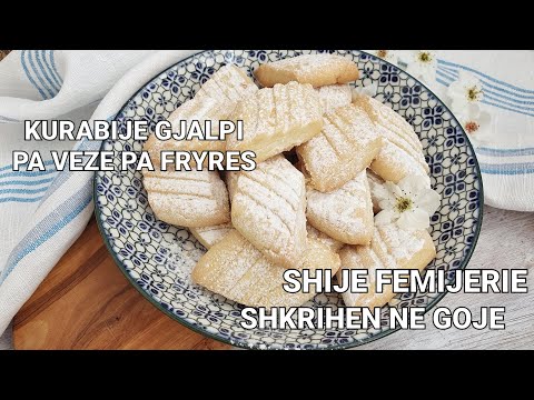 KURABIJE GJALPI, SHKRIHEN NE GOJE, PA VEZE PA FRYRES- SHIJE FEMIJERIE