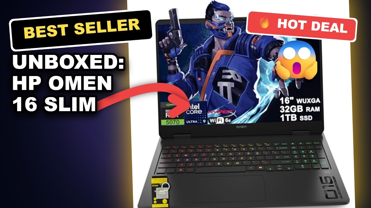 Unboxed: HP Omen 16 Slim Gaming Laptop Review — Does It Deliver in 2024? review video