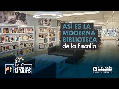 Así es la moderna biblioteca de la Fiscalía