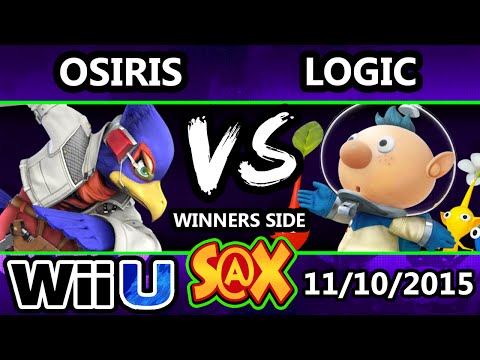 S@X 123 - Osiris197 (Falco) Vs. VGBC | Logic (Olimar) SSB4 Tournament - Smash Wii U  - Smash 4