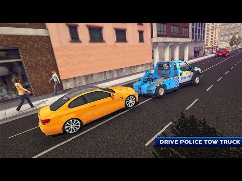 Police Tow Truck - Driving Car Transporter - Android Gameplay
