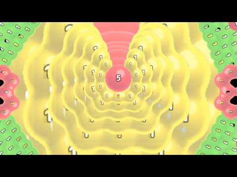 Relaxing & Satisfying Mobile Game Melty Bubble - jelly 2048 ball Gameplay walkthrough part 9