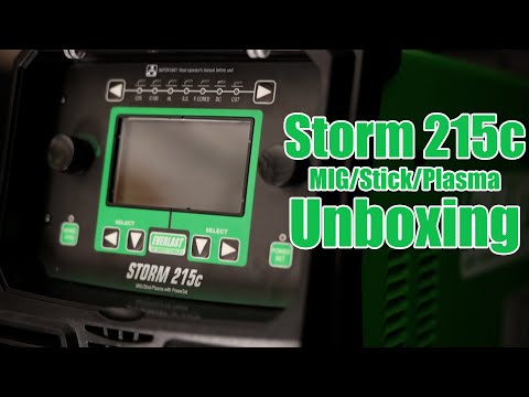 Storm 215c MIG/Stick/Plasma Multi-Process Unboxing