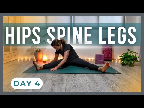 30-Min Bedtime Yin Yoga: Hips, Legs & Spine Stretch | Challenge Day 4