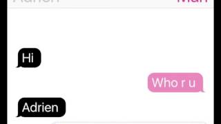 Adrien and Mari texting Mari lost her memory