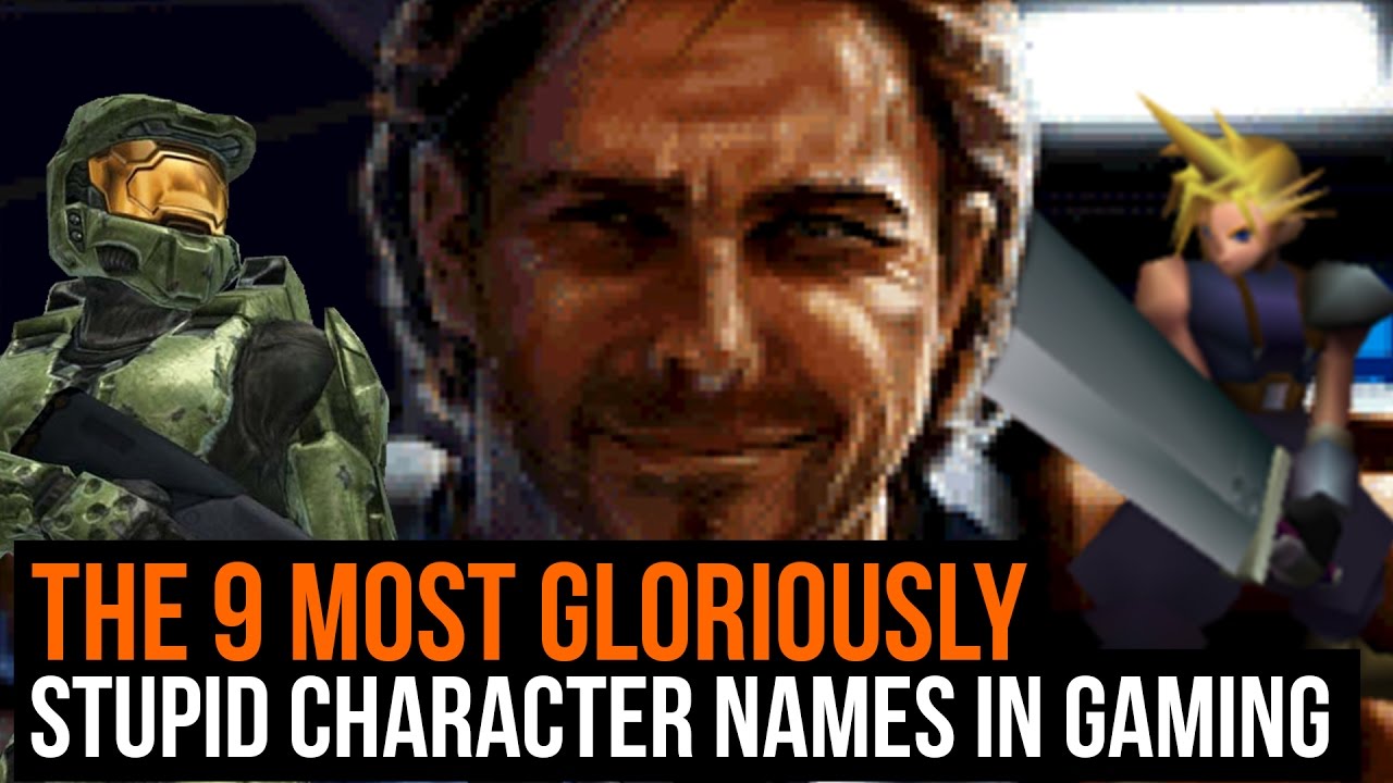 The 9 most gloriously stupid character names in gaming - YouTube