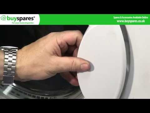 So ersetzen Sie den Türverschluss und die Türverriegelung an einem Wäschetrockner von Indesit ode...