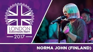 Norma John - Blackbird (Finland) | LIVE | 2017 London Eurovision Party