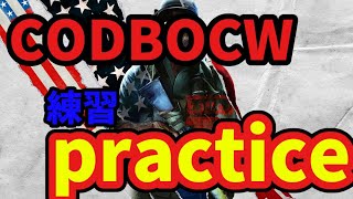 [CODBOCW] practice　練習