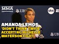 Amanda Lemos 'Didn't Think Twice' About Taking Michelle Waterson Fight - MMA Fighting