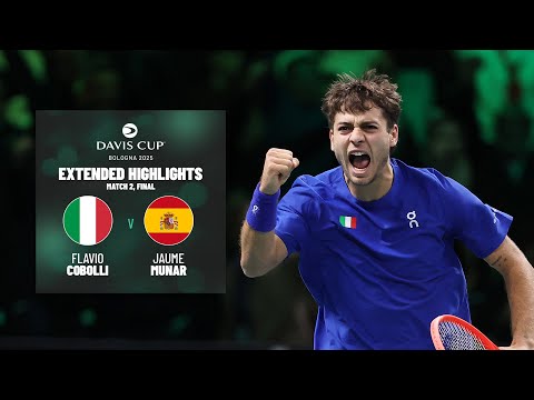 Cobolli PERFECTION as Italy win Davis Cup! 🔥 | Italy v Spain | Highlights | 2025 Davis Cup Final 8