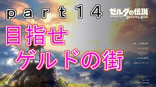 【ゼルダの伝説-BotW-】（ハート３つ縛り）part14　目指せ、ゲルドの街！
