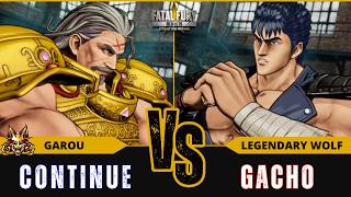 FF:CotW 🐺 CONTINUE (Wolfgang Krauser) vs GACHO (Kenshiro)⭐Replay Match - FATAL FURY: CotW - 7/26