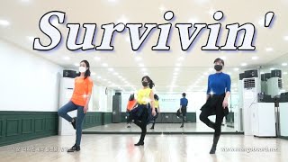 Survivin' Line Dance (Demo &amp; Walkthrough)