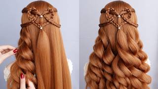 Simple Hairstyles! Easy And Unique Hairstyles For Long Hair | Half Up Half Down Hairstyles Tutorial