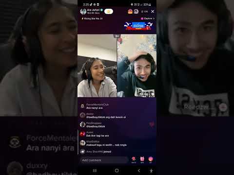 (21) Ara Johari & Reedzwann - Cinta Tak Harus Memiliki/ Just The Way You Are +Talk😂 | Tiktok LIVE