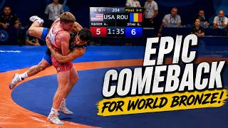Aidan's Squier's Comeback Win For World Bronze