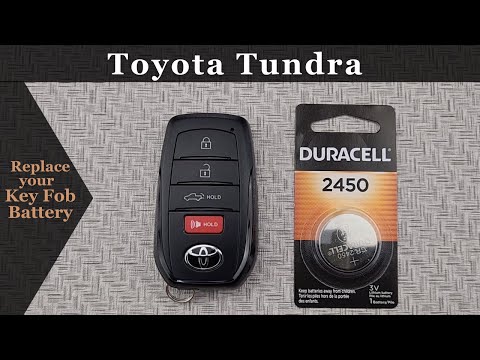 How to DIY Replace Change a 2022 - 2024 Toyota Tundra Key Remote Fob Battery