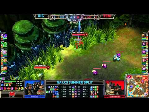 Team Dignitas (DIG) vs Team Solomid (TSM) || NA LCS Summer 2013 W1D2 || Full Game HD