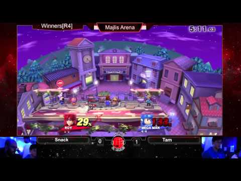 SSB4 @ Al Majlis 12/2: Snack (Mega Man) vs Tam (Roy) - WR4
