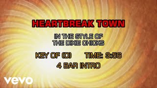 Dixie Chicks - Heartbreak Town (Karaoke)