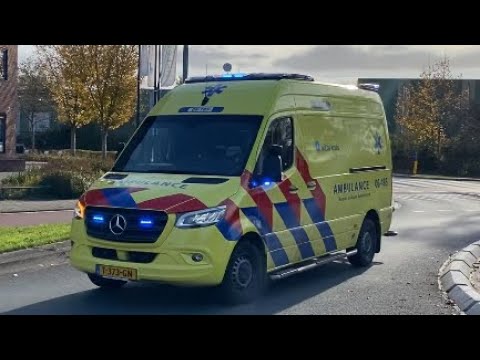 A1 | A-Ambulance 06-185 met spoed naar het ST Jansdal in Harderwijk