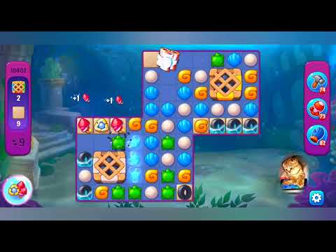 Fishdom,10402 level,no Booster - 10402 уровень, прохождение без бустеров.