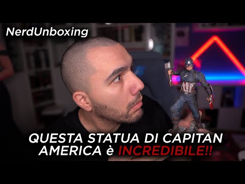 Questa statua di CAPITAN AMERICA da ENDGAME è INCREDIBILE!! - NerdUnboxing