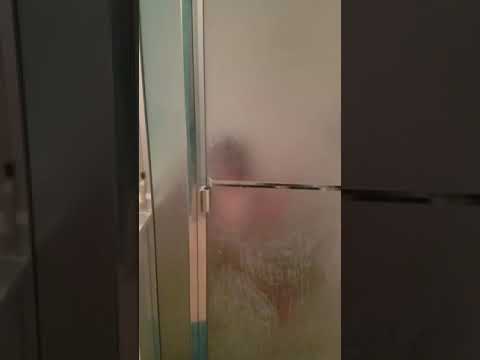 My little one singing in the shower.