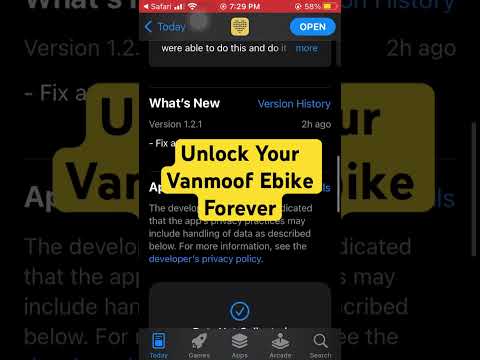 Unlock & Fix Vanmoof Lock For Free And Forever with a third party app