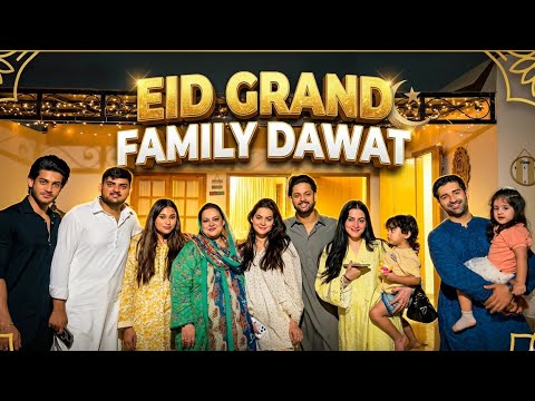 Grand family EID dawat hosted by mama 😍 | fun family day and movie night with family 🫶🏻