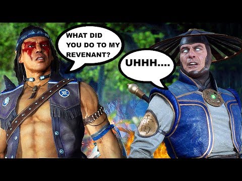 Nightwolf Wants To Know Where Revenant Nightwolf Is Scene - Mortal Kombat 11 & Mortal Kombat 9