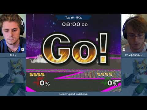 NE Melee Invitational 2018 - Ricky (Blue Fox) vs. GWM420 (Default Fox) - SSBM LR1