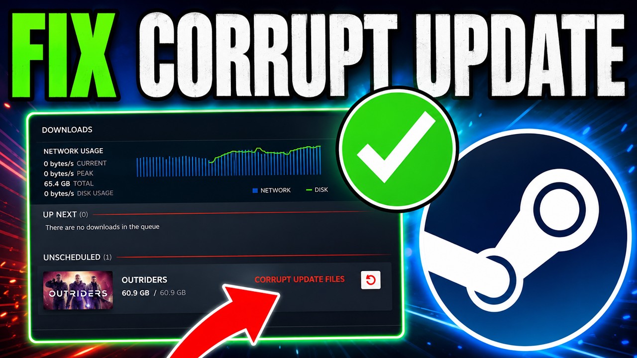 How To Fix Steam Corrupt Update Files - Tutorial 🎮🔥