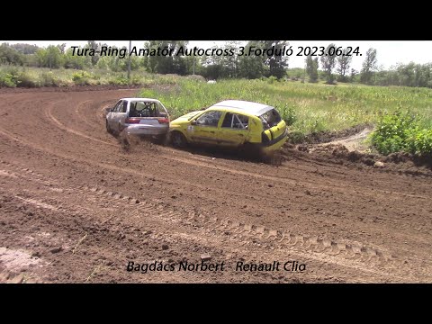 Bagdács Norbert - Renault Clio Tura-Ring Amatőr Autocross 3.Forduló 2023.06.24.