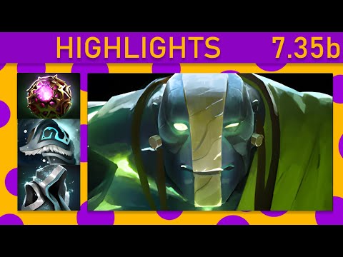✨Earth Spirit 81% Kill participation! Mid Highlights 7.35b - Dota 2 Top MMR