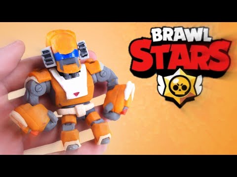 как слепить БО МЕХА из пластилина БРАВЛ СТАРС / brawl stars в реальной жизне