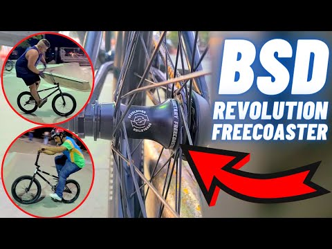 LANDING NEW TRICKS WITH THIS REVOLUTIONARY NEW BMX HUB! | BSD REVOLUTION FREECOASTER!