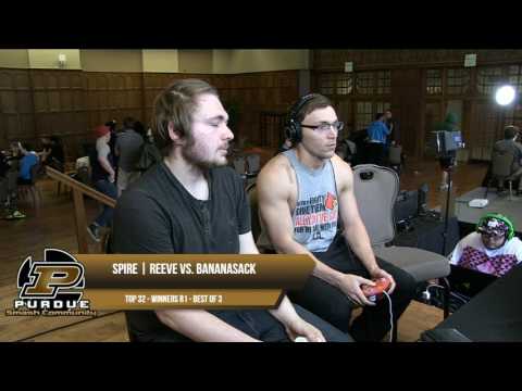 Arpeggio - Spire | Reeve (Marth) vs. BananaSack (Fox) - SSBM - Top 32, Winners R1