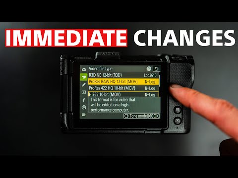 Nikon ZR settings you NEED to change 