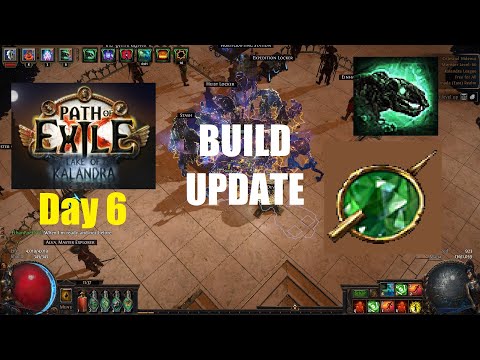 [PoE 3.19] Carrion Golem Necromancer Day 6 Build Update in Lake of Kalandra League - 1086