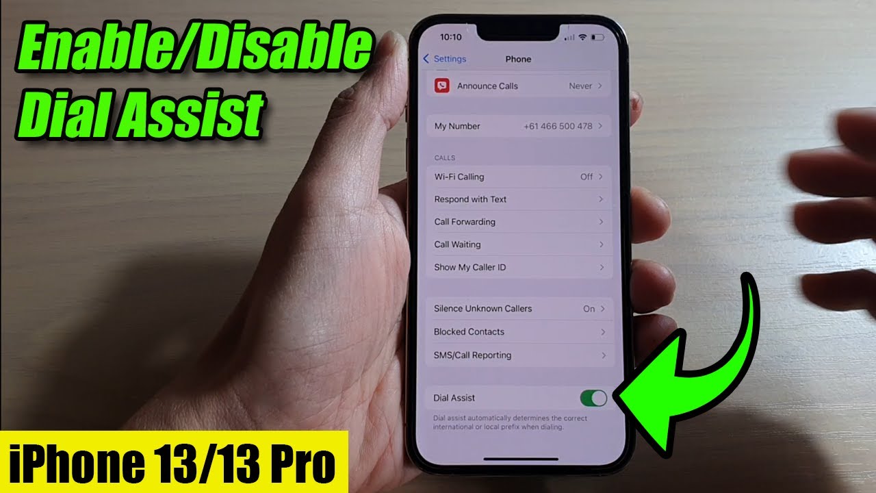 How to remove dial assist?