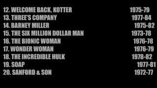 Top 100 TV Shows of the 1970's