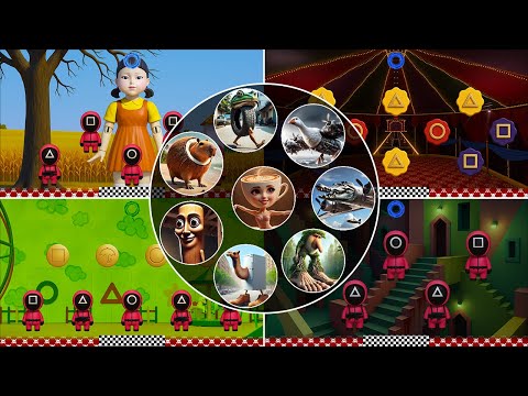 Italian Brainrot Marble Race in Squid Game