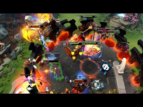 OG ATF Mars Offlane Vs Entity Pro Dota 2 Dream League Game Play | Pro Gameplay | Herald Mind