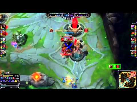 Epic Zed Bjergsen play