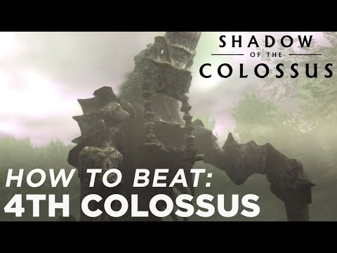 Shadow of the Colossus - 4th Colossus gameplay walkthrough PS4