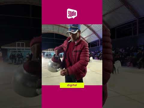 LUYA: Así se sirve el aguardiente en las fiestas patronales de Trita