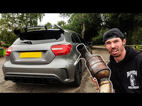 STRAIGHT PIPING MY CHEAP MERCEDES A45 AMG
