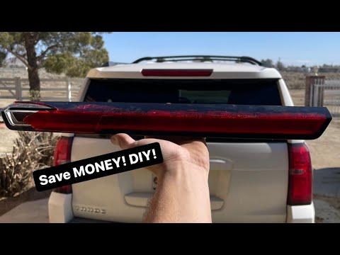 How To Replace 3rd Brake Light & Change Brake/Reverse Bulbs On A 2015-2020 Chevy Tahoe